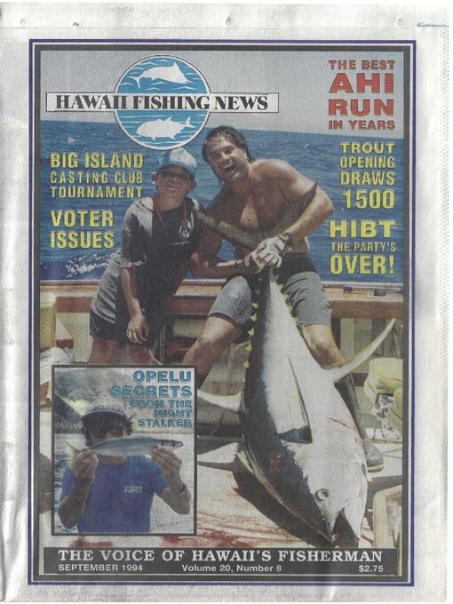 Title details for Hawaii Fishing News by Hawaii Fishing News, LLC - Available